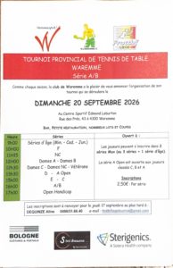 Tournoi Waremme