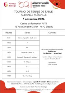 Tournoi Alliance